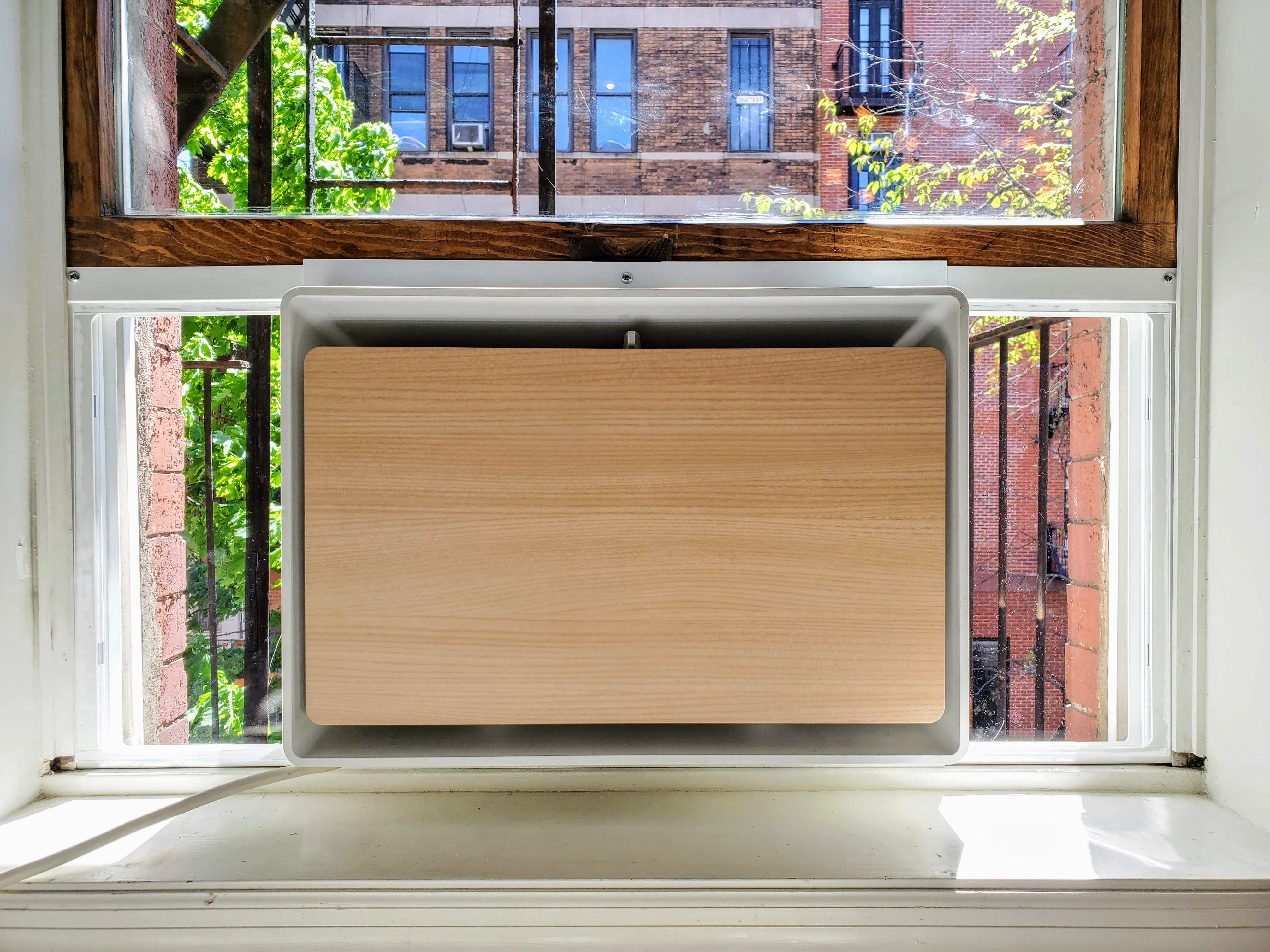 plexiglass ac installation