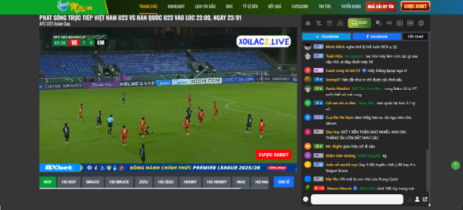 Mitom TV là một trang web trực tiếp bóng đá quen thuộc với người hâm mộ