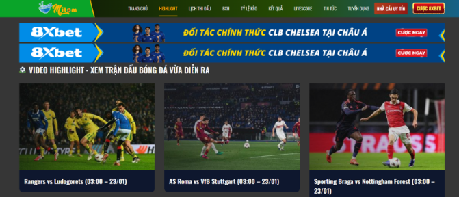 Các nội dung hiện có tại Mitom TV